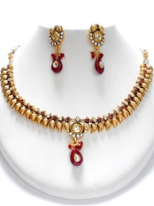 Polki Necklace Set